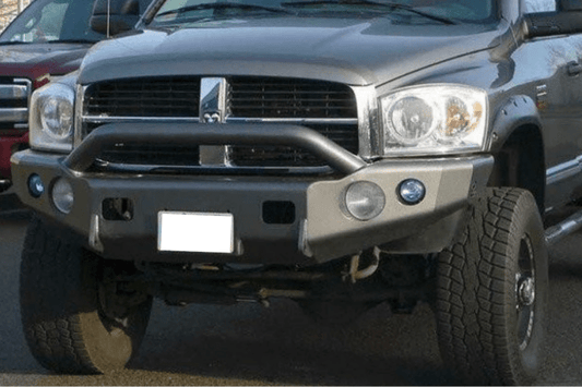 TrailReady 11500P Dodge Ram 2500/3500 2003-2005 Extreme Duty Front Bumper Winch Ready with Pre-Runner Guard