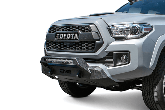 DV8 Offroad Toyota Tacoma 2016-2021 Front Bumper With Hoop Winch Ready FBTT1-05