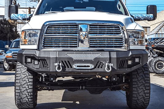 DV8 Offroad Dodge Ram 2500/3500 2010-2018 Front Bumper Winch Ready FBDR2-04