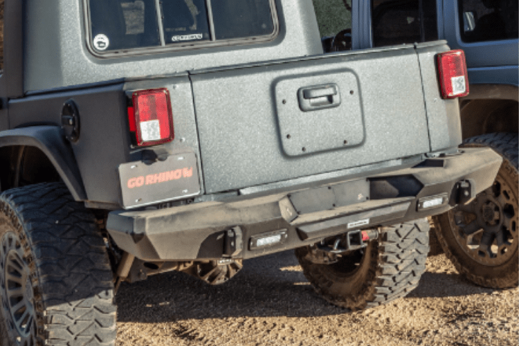 Go Rhino 27220T Jeep Wrangler JK 2017-2019 Trailline Rear Bumper  Full