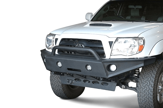 DV8 Offroad Toyota Tacoma 2005-2015 Front Bumper With Hoop Winch Ready FBTT1-02