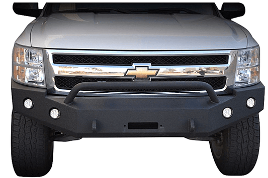 DV8 Offroad Chevy Silverado 1500 2007-2013 Front Bumper  With Hoop Winch Ready FBCS1-01