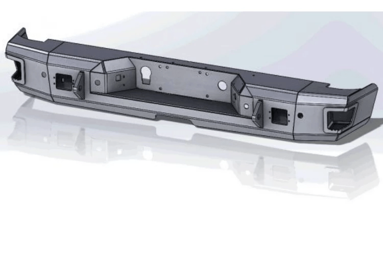 Hammerhead 600-56-0482 GMC Sierra 2500/3500 2015-2019 Rear Bumper Flush Mount with Sensors