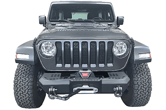 Warrior 6527 Jeep Wrangler JL 2018-2024 MOD Series Front Bumper Stubby