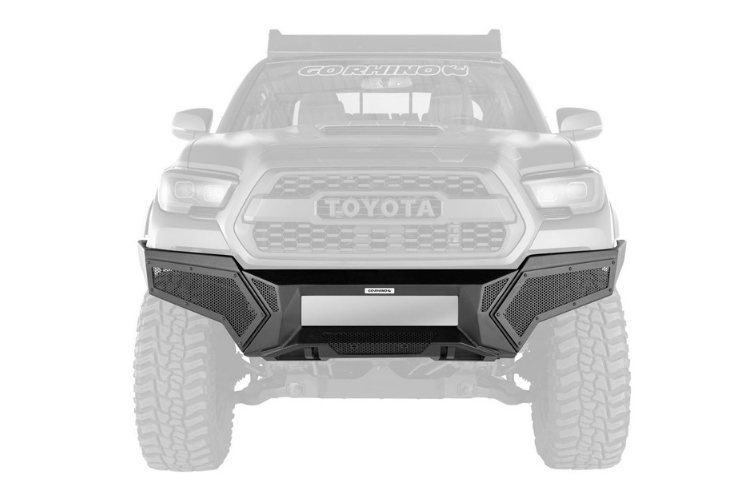 Go Rhino 343891T Toyota Tacoma 2016-2023 Element Front Bumper Non-Winch with Powdered Steel Light Door