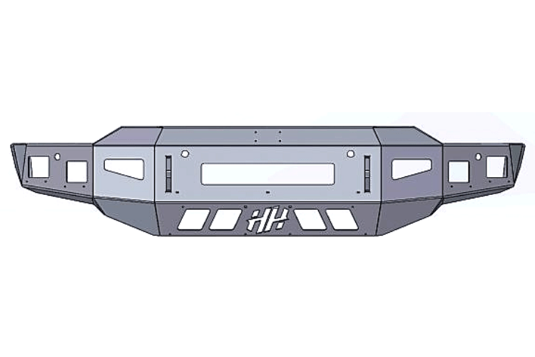 Hammerhead 600-56-0982 Chevy Silverado 2500/3500 2020-2023 Front Bumper Low Profile No Brushguard Non-Winch