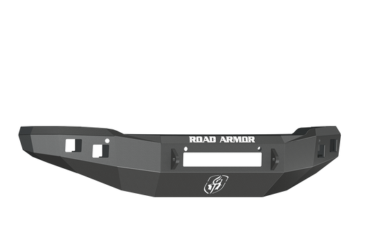 Road Armor Stealth 214R0B-NW 2014-2015 GMC Sierra 1500/DENALI Front Non-Winch Bumper, Stealth Series, Black, Square Light Port