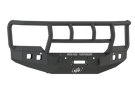 Road Armor Stealth 215R2B 2015-2017 GMC Sierra 2500/3500 Winch Front Bumper, Square Light Port, Titan II Guard, Black, Stealth Series