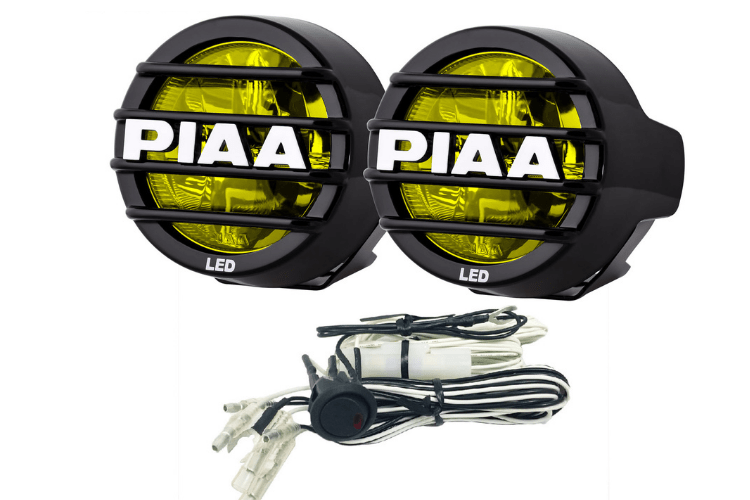 PIAA 22-05370 LP530 3.5'' LED Ion Yellow Wide Spread Fog Beam Driving Light Kit