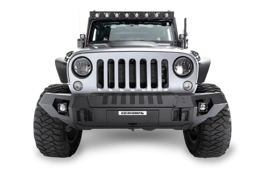 Go Rhino 230116T Jeep Wrangler JK 2018 Trailline Front Bumper Straight