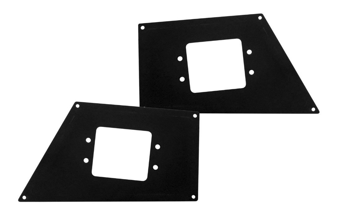 Go Rhino 241731T 2015-2019 Front Light Plates (Flush Mount)