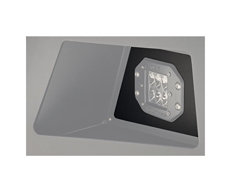 Go Rhino 241731T 2015-2019 Front Light Plates (Flush Mount)