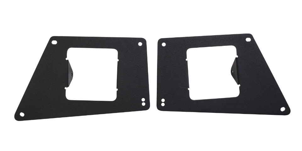 Go Rhino 241732T 2015-2019 Front Light Plates (Surface Mount)