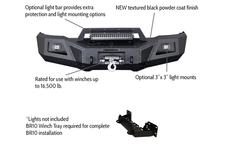 Go Rhino Ford F250/F350 Superduty 2011-2016 Front Bumper  24371T