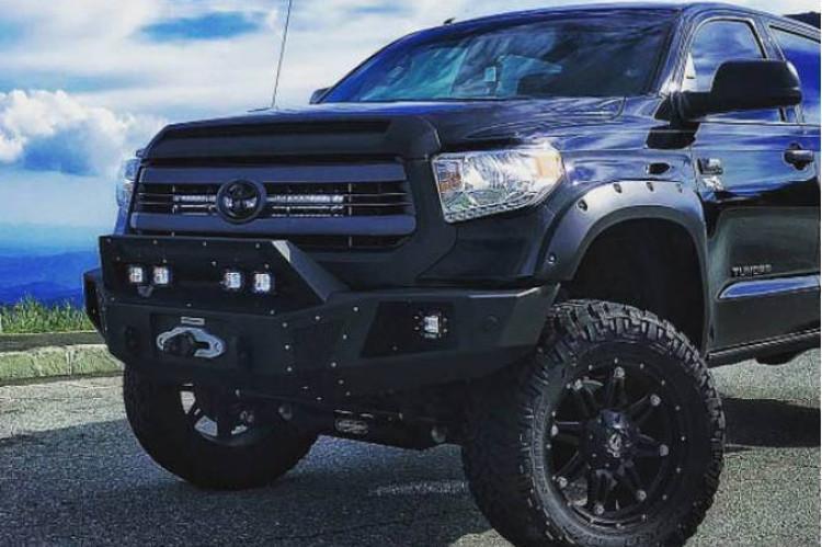 Body Armor 2012-2015 Toyota Tacoma Hiline Front Winch Bumper Light Textured Bumper Black Tc 19340 Body Armor 2012-2015 Toyota Tacoma Hiline Front Winch Bumper Light Textured Bumper Black Tc 19340