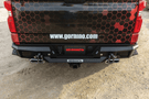 Go Rhino 28176T Chevy Silverado 1500 2019-2022 BR20.5 Rear Bumper Reuses Factory Hitch Plug and License Plate Lights Black