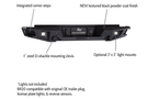 Go Rhino Dodge Ram 2500/3500 2010-2017 Rear Bumper Crew and Standard Cab Pickup 28219T