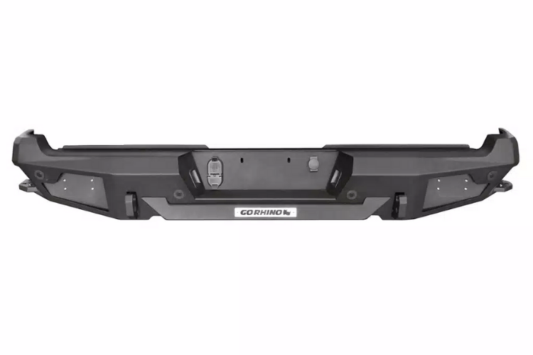 Go Rhino 28296T Ford F150 2015-2020 BR20.5 Rear Bumper Reuses Factory Hitch Plug and License Plate Lights
