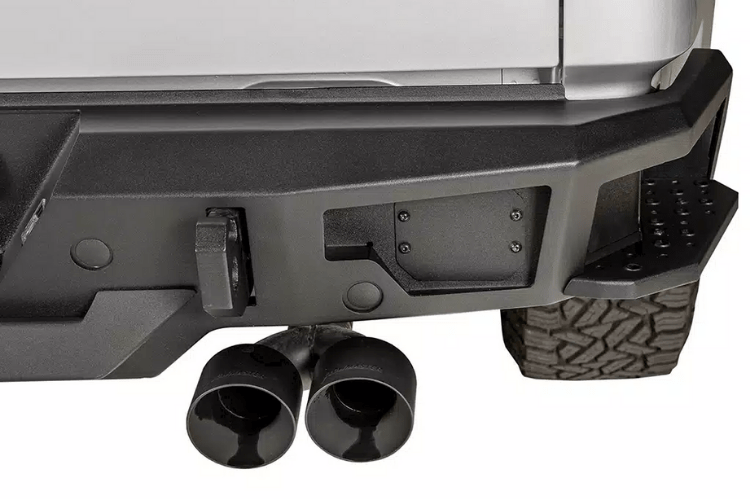 Go Rhino 28296T Ford F150 2015-2020 BR20.5 Rear Bumper Reuses Factory Hitch Plug and License Plate Lights