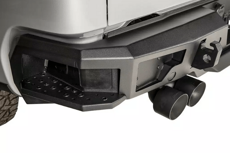Go Rhino 28296T Ford F150 2015-2020 BR20.5 Rear Bumper Reuses Factory Hitch Plug and License Plate Lights