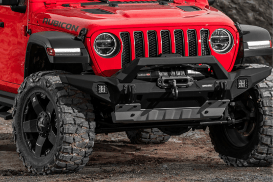 Rival Jeep Wrangler JK 2007-2018 Front Bumper Aluminum Full-Width 2D.2701.1-NL