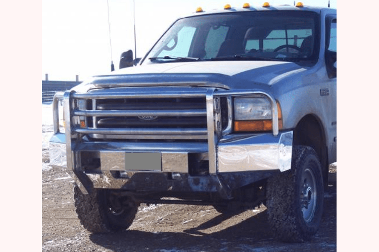 Truck Defender 2F-9904 Aluminum Ford F250/F350 Superduty Front Bumper 1999-2004