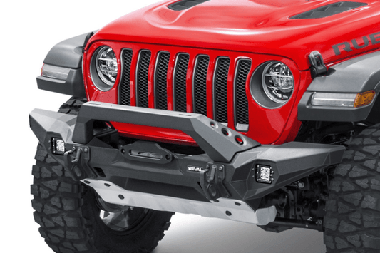 Rival Jeep Wrangler JL 2018-2020 Front Bumper Aluminum Full-Width 2D.2701.1-NL