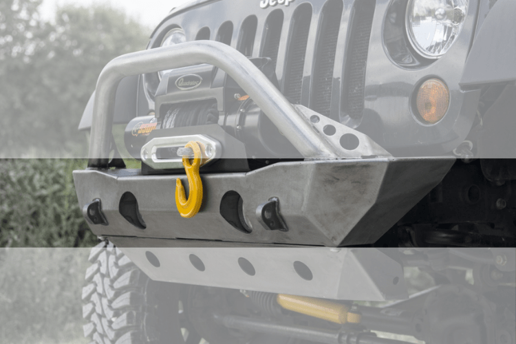 Lod Offroad Destroyer Front Bumper Jeep Wrangler JK 2007-2017 Shorty Without Bull Bar Guard JFB0701