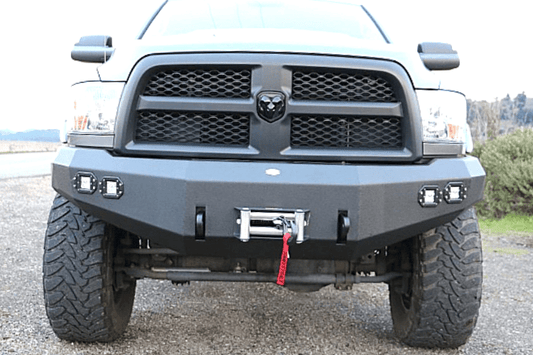 DV8 Offroad Dodge Ram 2500/3500 2010-2018 Front Bumper Winch Ready FBDR2-02