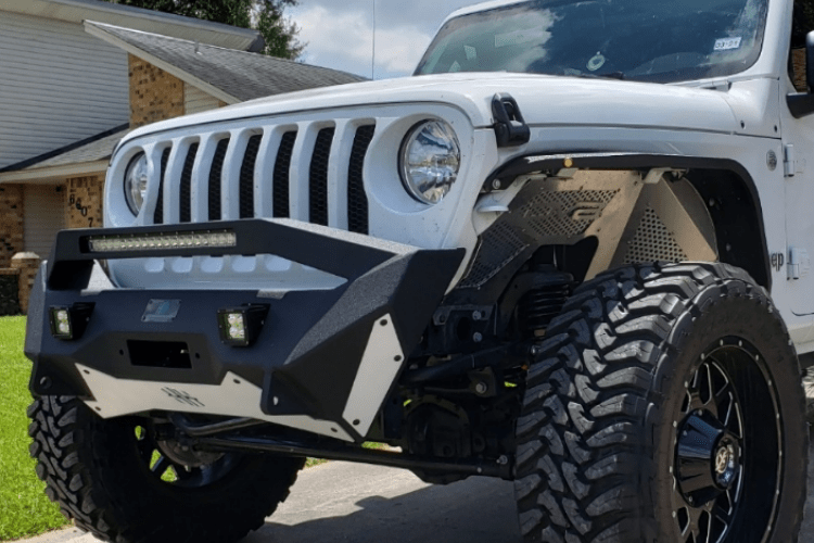 Hammerhead 600-56-0774 Jeep Wrangler JL 2018-2024 Stubby Ravager Series Front Bumper Winch Ready Pre-Runner