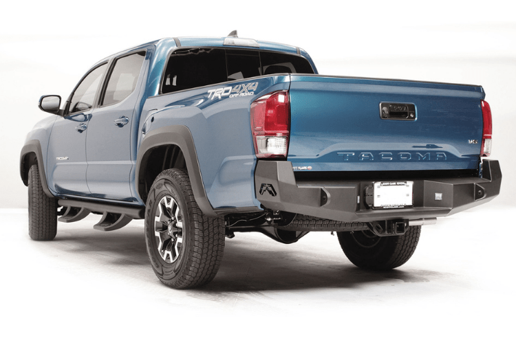Fab Fours TT16-W3650-1 Premium Rear Bumper Toyota Tacoma 2016-2023 Non-Sensor
