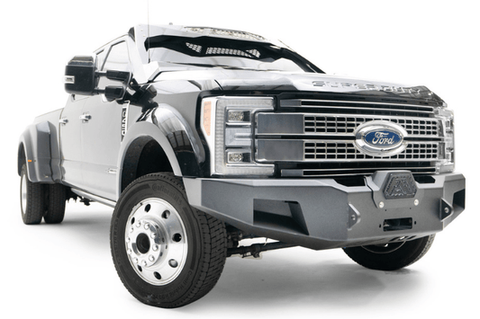 Fab Fours FS17-A4261-1 Ford F450/F550 Superduty 2017-2022 Premium Front Bumper Winch Ready No Guard