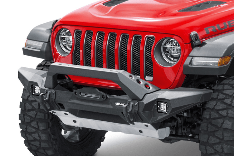 Rival Jeep Gladiator JT 2019-2020 Front Bumper Aluminum Full-Width 2D.2701.1-NL