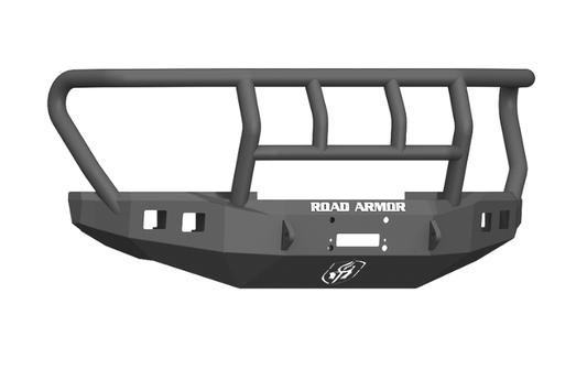 Road Armor Stealth 61742B 2017-2021 Ford F250/F350/F450/F550 Superduty Front Winch Bumper Titan II Guard Wide Flare