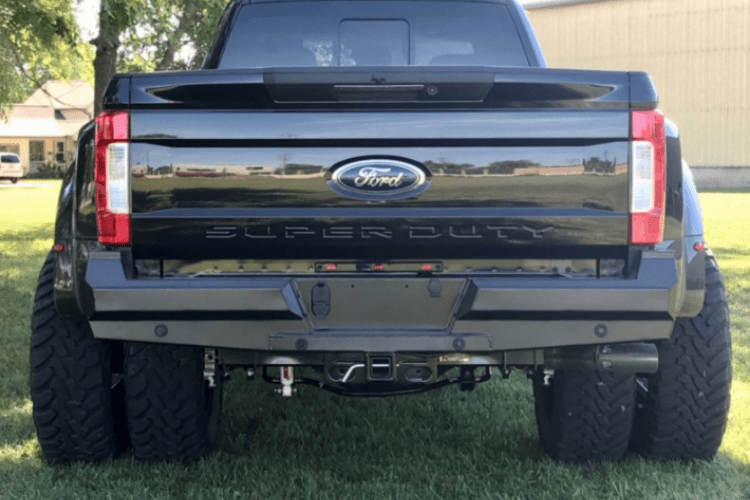 Thunder Struck Smooth Premium Ford F250/F350 Superduty 2017-2019 Rear Bumper FSD17-300SM