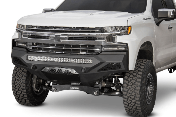 ADD F441193030103 Chevy Silverado 1500 2019-2022 Stealth Fighter Front Bumper No Sensors