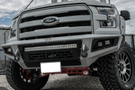 Bodyguard GAF11BN1B Ford F250/F350 Superduty 2011-2016 A2L Base Front Bumper Single Light Bar Cutout