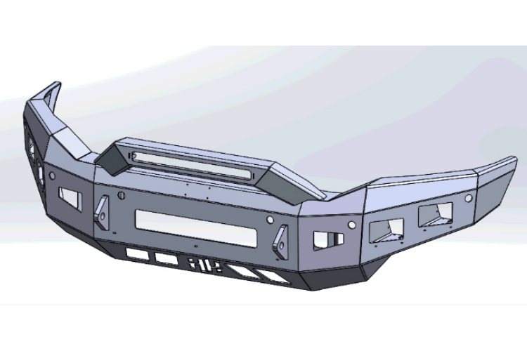 Hammerhead 600-56-0973 Dodge Ram 4500/5500 2019-2024 Front Bumper Low Profile Formed Guard Non-Winch