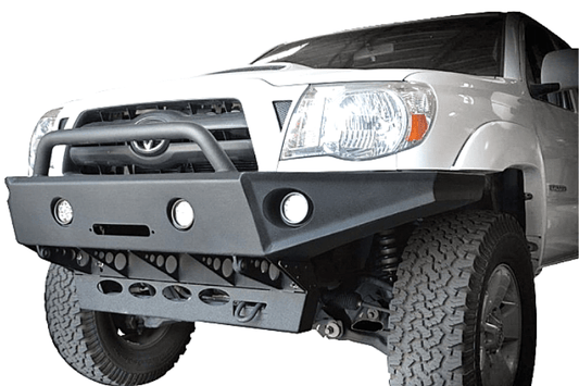 DV8 Offroad Toyota Tacoma 2005-2015 Front Bumper With Hoop Winch Ready FBTT1-02