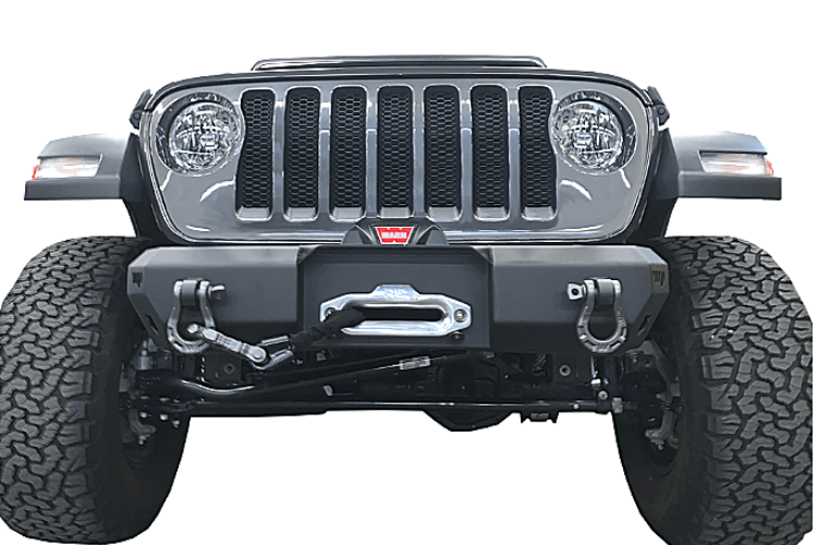 Warrior 6527 Jeep Wrangler JL 2018-2024 MOD Series Front Bumper Stubby