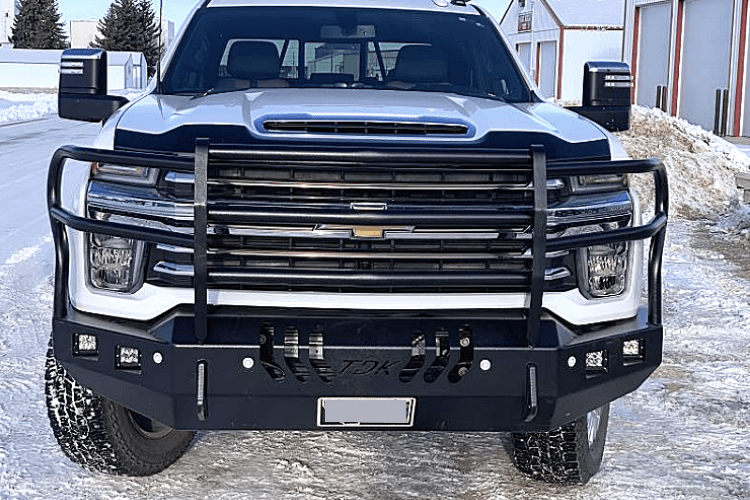 Throttle Down Kustoms BGRIL2020CH Chevy Silverado 2500HD/3500 2020-2023 Front Bumper Grille Guard
