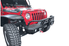 Warrior 6578 Jeep Wrangler JK 2007-2018 MOD Series Front Bumper Mid-Width With Brush Guard