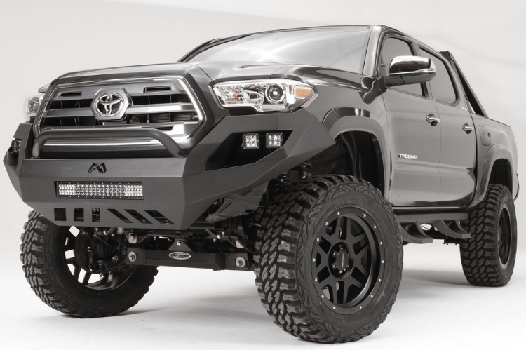 Fab Fours TT16-D3653-1 Toyota Tacoma 2016-2022 Vengeance Front Bumper with Low Pre-Runner Guard