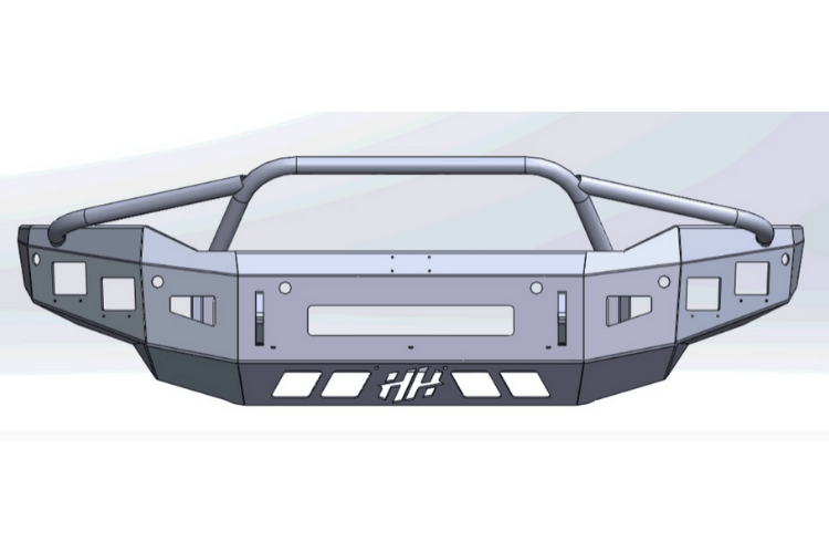 Hammerhead 600-56-0971 Dodge Ram 4500/5500 2019-2024 Front Bumper Low Profile Pre-Runner Non-Winch
