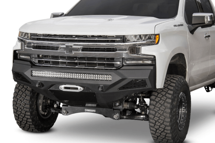 ADD F441423030103 Chevy Silverado 1500 2019-2021 Stealth Fighter Front Bumper with Sensor Cutouts Winch Ready