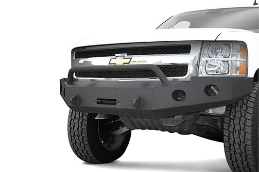 DV8 Offroad Chevy Silverado 1500 2007-2013 Front Bumper  With Hoop Winch Ready FBCS1-01