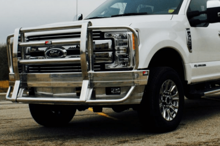 Ali Arc Traditional Aluminum Ford F250/F350 Superduty 2008-2010 Front Bumper With Rake FDR277