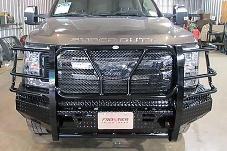 Frontier 300-11-7006 Ford F250/F350 Superduty 2017-2019 Original Front Bumper with Light Bar