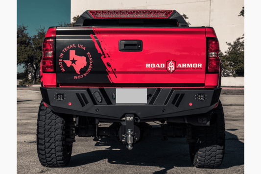 Road Armor Spartan Chevy Silverado 2500/3500 Rear Bumper 2011-2014 3112XR0B