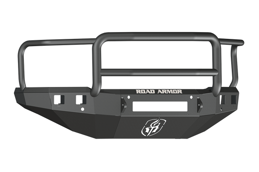 Road Armor 315R5B-NW 2015-2017 Chevy Silverado 2500/3500 Front Bumper, Non-Winch, Square Light Port, Lonestar Guard, Black